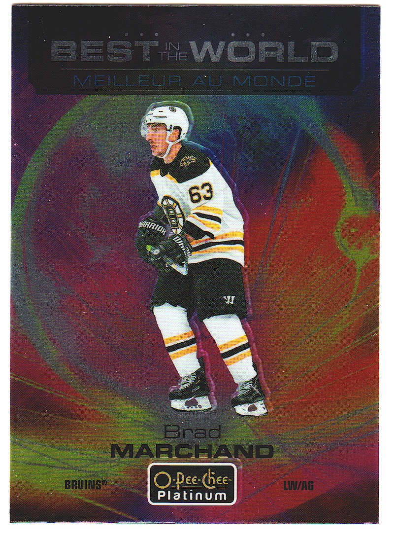 (image for) 2020-21 OPC Platinum Best in the World #BW13 Brad Marchand